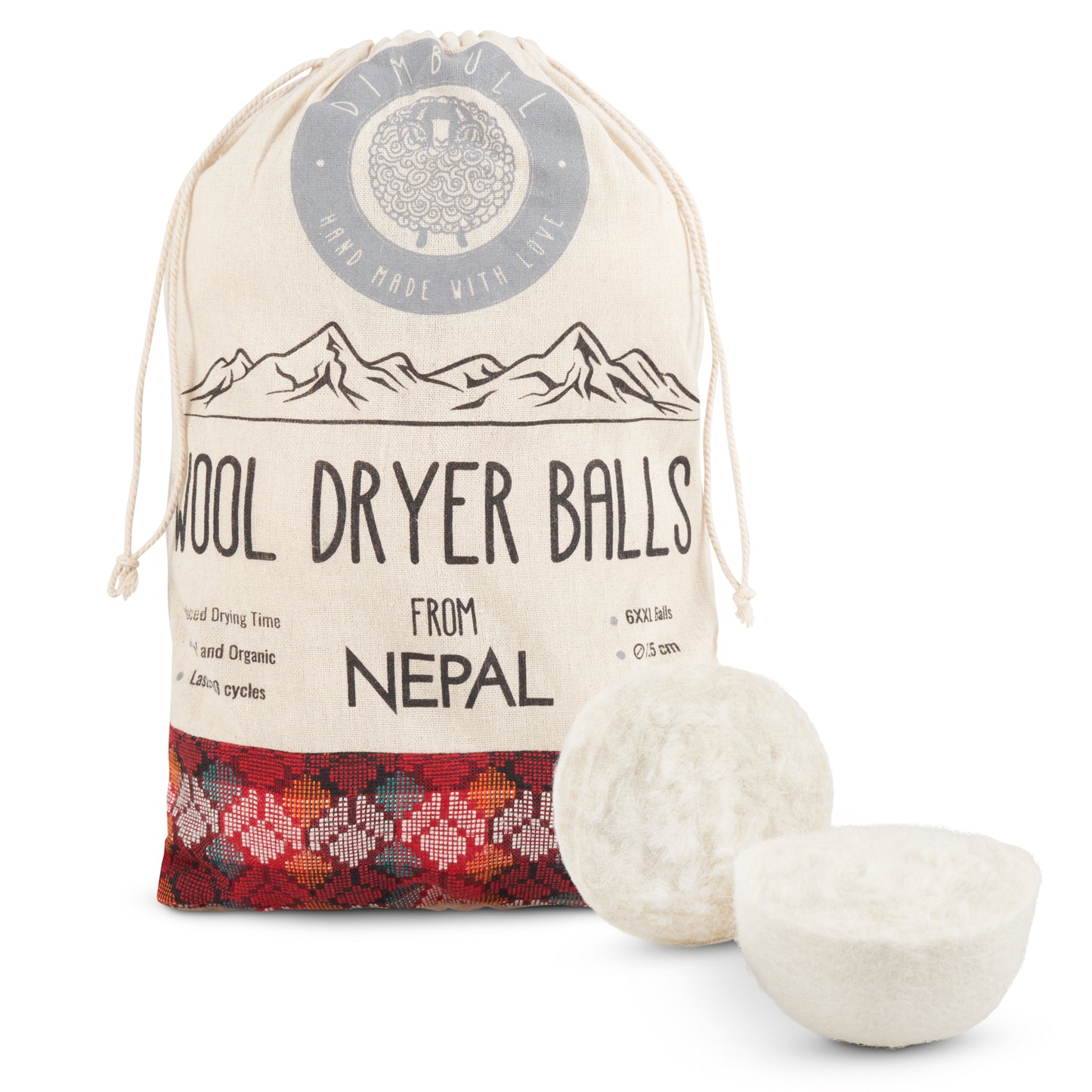 Wool Dryer Balls from Nepal